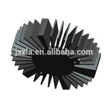 Hot sale Efficiency round led aluminum extruded LED heat sink/LED radiator